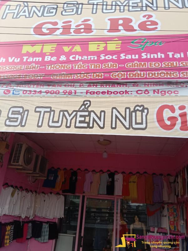 Sang Shop Thời Trang Mặt Tiền Đường Nguyễn Văn Cừ Quận Ninh Kiều Thành Phố Cần Thơ.